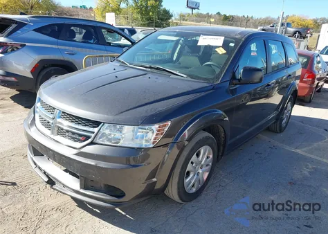 2015 Dodge Journey American Value Pkg из США, поврежденный, VIN 3C4PDCAB3FT605761